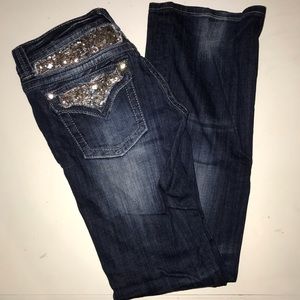 Miss Me Jeans Sequin Boot Cut